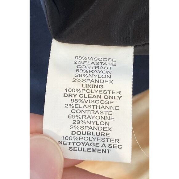 Trina Turk Colorblocked Short Sleeve Dress Size Medium Women’s Brown Black - Picture 5 of 7